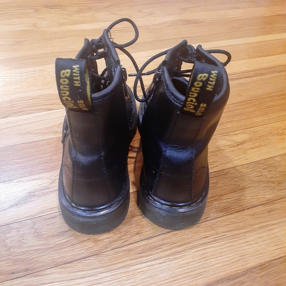 DR.MARTINS Shoes Lace Ups Black Sz 3 - Picture 2 of 4